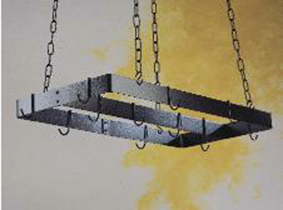 Rogar Rectangular Pot Racks with Center Bar