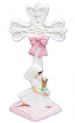 First Communion Girl With Cross Cake Topper