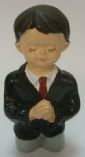First Communion Praying Boy Cake Topper