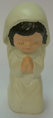 First Communion Praying Girl Cake Topper