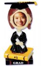 Girl Grad Bobblehead Cake Topper