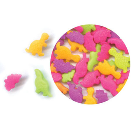 Bright Dinosaurs Shaped Sprinkles