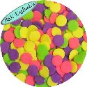 Jumbo Neon Confetti Shaped Sprinkles