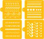 Scrolls Cake Stencils