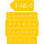 Numbers & Letters Cake Stencils