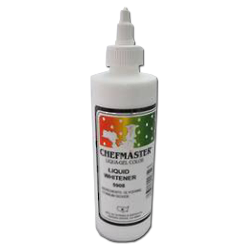 Chefmaster Liqua-Gel Liquid Whitener 16 oz Chefmaster Liqua-Gel Liquid Whitener 16 oz