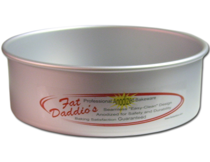 Fat Daddio's Round Cake Pans 3 inches Deep