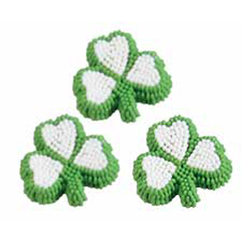 Wilton Shamrock Icing Decorations
