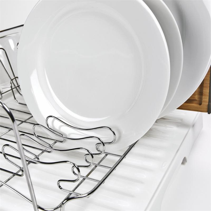 OXO Good Grips 3Piece Dish Rack Set with Expandable Drain Board