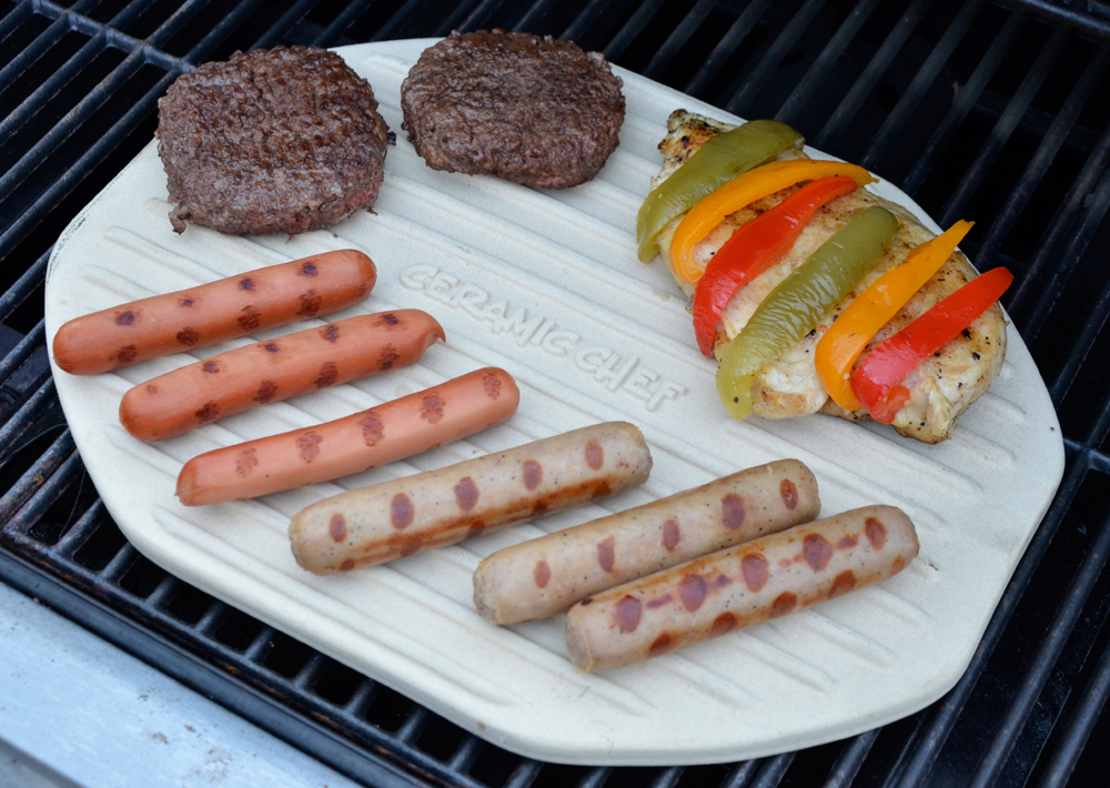 Ceramic Chef Oblong Grilling Stone 15 X 20inch