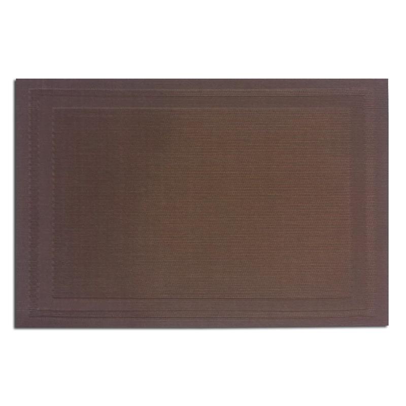 Pacific Merchants 17in x 12in Woven Placemat, Brown