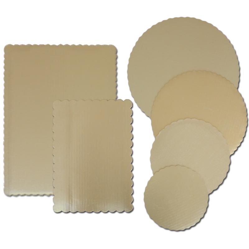 Tbk Gold Cake Boards Round And Rectangle