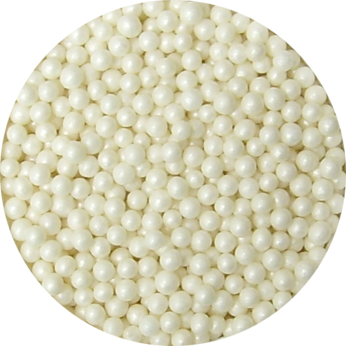 Ivory Edible Pearls are an elegant addition to your decorated cakes wedding