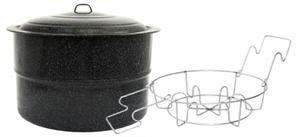 Granite-Ware Enameled Steel 33 Quart Canner With Rack