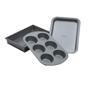 Chicago Metallic 4 Piece Toaster Oven Set