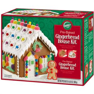 Pre-Baked Gingerbread House Kit