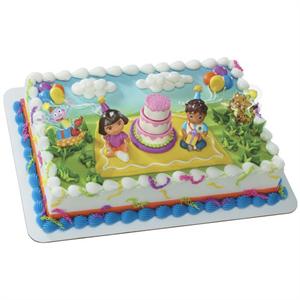 Dora The Explorer Birthday Celebration Cake Kit