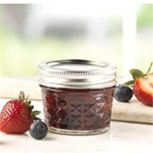 Ball 4-oz. Quilted Crystal Jelly Jars, Set of 12