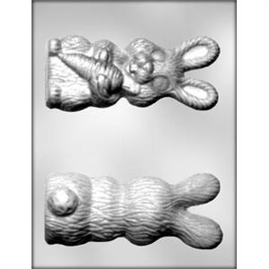 3-D Bunny w-Carrot Chocolate Mold