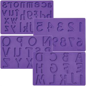 Letters-Numbers Fondant and Gum Paste Molds