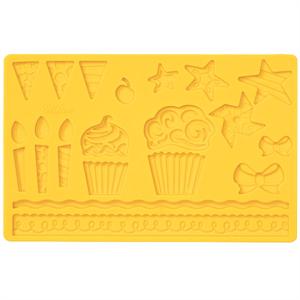 Kids Party Fondant and Gum Paste Mold
