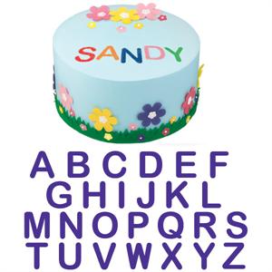 26-Pc. Classic Alphabet Cake Stamp Set