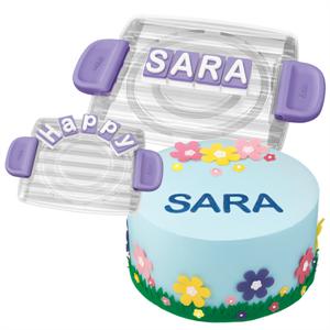 Spell-N-Stamp Cake Stamping Block