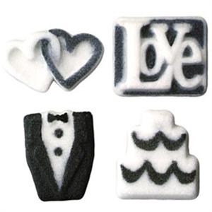 Wedding Assortment Sugar Decorations