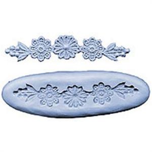 4-1/2 Inch Flowers Lace Silicone Mold