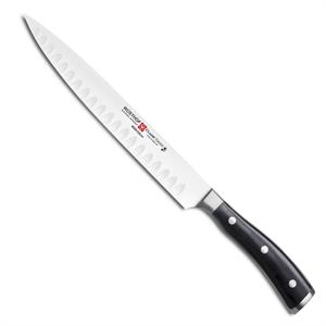 Wusthof Classic Ikon 9 Inch Carving Knife, Hollow Edge