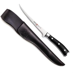 Wusthof Classic Ikon 7 Inch Fillet Knife With Leather Sheath