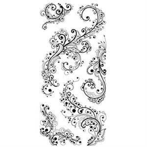 Inkadinkado Clear Stamp Artistic Flourishes Set