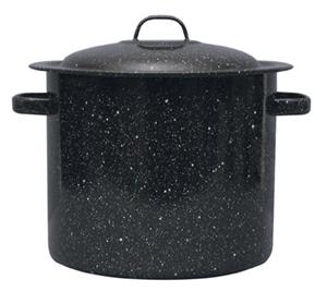 Granite-Ware Enameled Steel 19 Quart Stock Pot With Lid