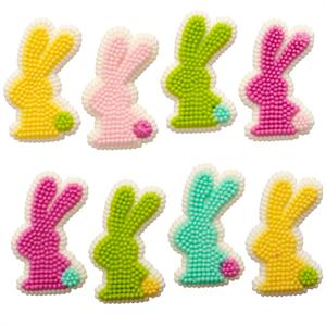 Bunny Silhouette Icing Decorations