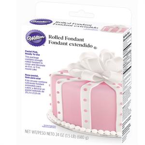 Ready-To-Use Pastel Pink Rolled Fondant