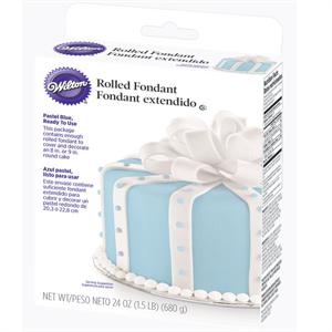 Ready-To-Use Pastel Blue Rolled Fondant