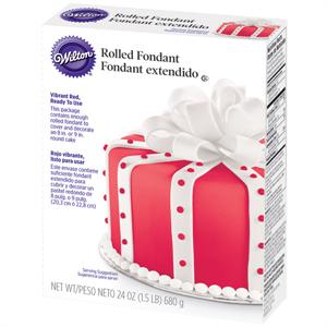 Ready-To-Use Red Rolled Fondant