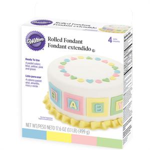 Rolled Fondant Pastel Colors Multi-Pack
