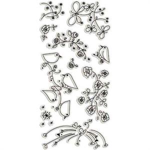 Inkadinkado Clear Stamp Cute Flourishes