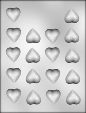 Plain Heart Mini Pieces Chocolate  Mold