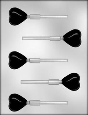 Deep Heart Sucker Chocolate Mold