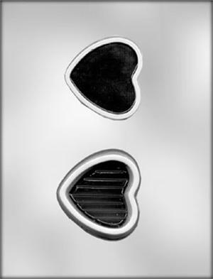 3in Heart Box With Plain Lid Chocolate Mold