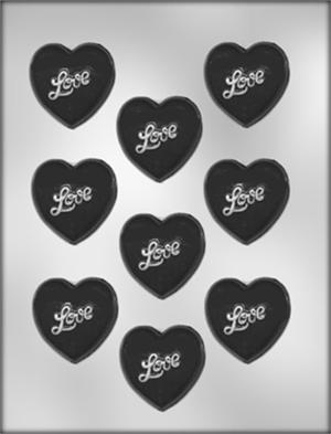 Heart with Love Chocolate Mold