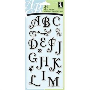 Inkadinkado Clear Stamp Coffee House Alphabet Set