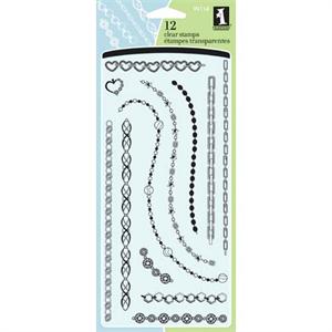 Inkadinkado Clear Stamp Chain Reaction Set