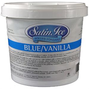 Satin Ice Blue Rolled Fondant 2 Lb