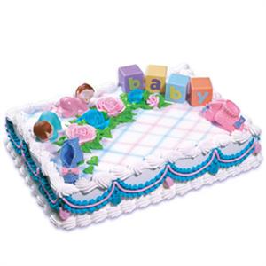 Sleeping Babies With Blocks Cake Kit