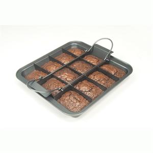 Chicago Metallic Slice Solutions Brownie Pan 9 Inch x 9 Inch x 2.75 Inch