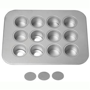 Chicago Metallic Commercial 12-Cup Mini Cheesecake Pan