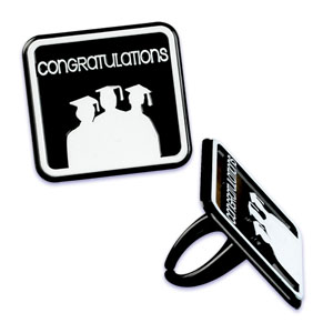 Congratulations Grad Cupcake Rings